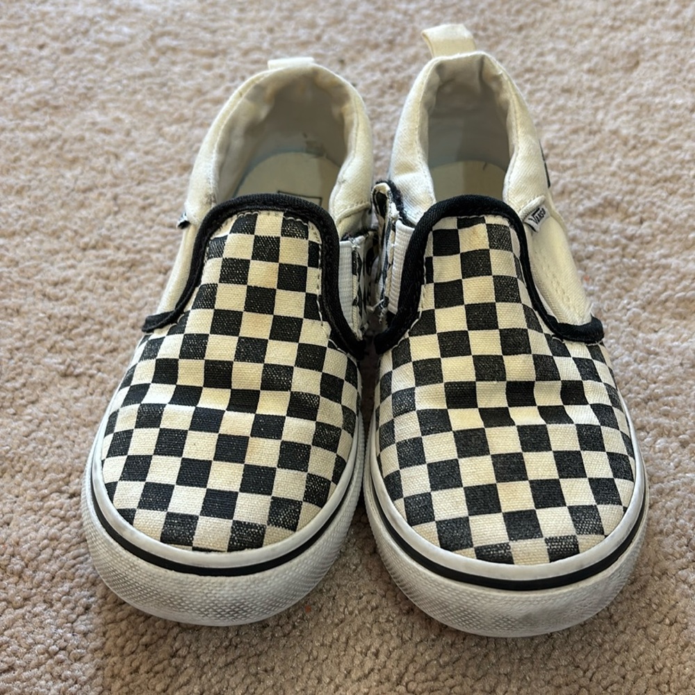 Checked Vans Size 10